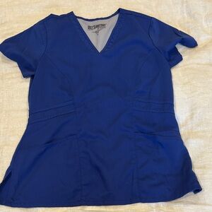 Grey's Anatomy Royal Blue Scrub Top
